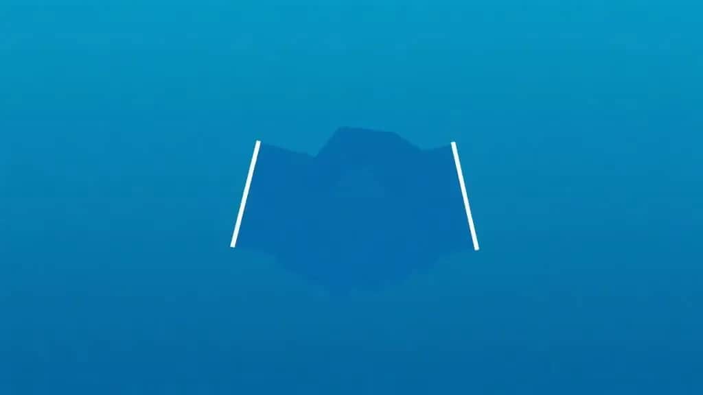 Interconnected hexagonal nodes in deep blue and teal representing software development team networks for startup staffin